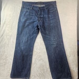 Express Jeans Blake Loose Fit Bootcut Men’s 34x30 relaxed dark wash blue denim